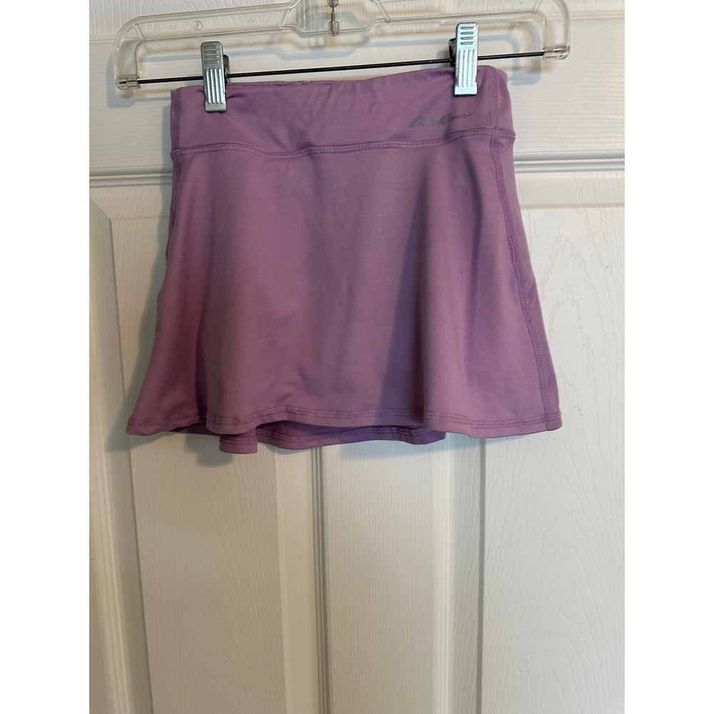 Eddie Bauer Girls Purple Skort Built-in Shorts Side Pocket Activewear‎ Small 7-8